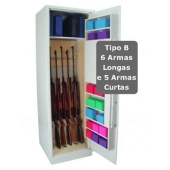 Cofre de Armas - CSM 1505 - Tipo B (para armas curtas e longas)