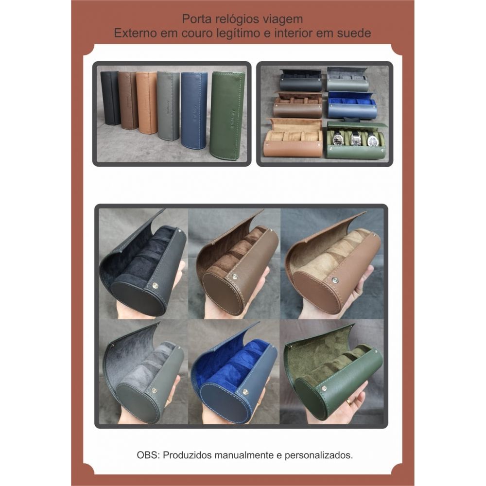 PORTA RELÓGIO PARA VIAGENS